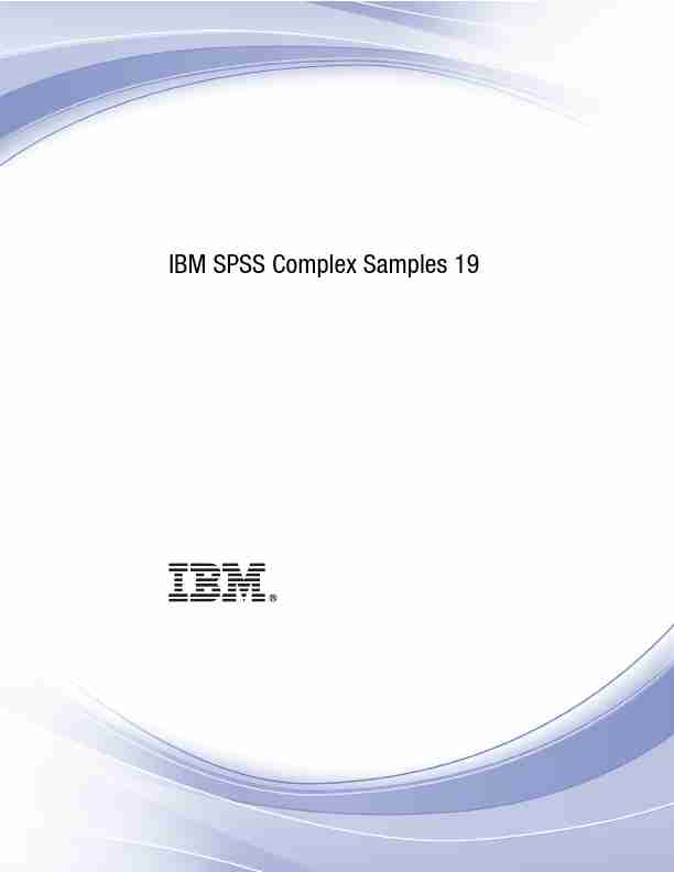 IBM Water System SPSS COMPLEX SAMPLES 19-page_pdf